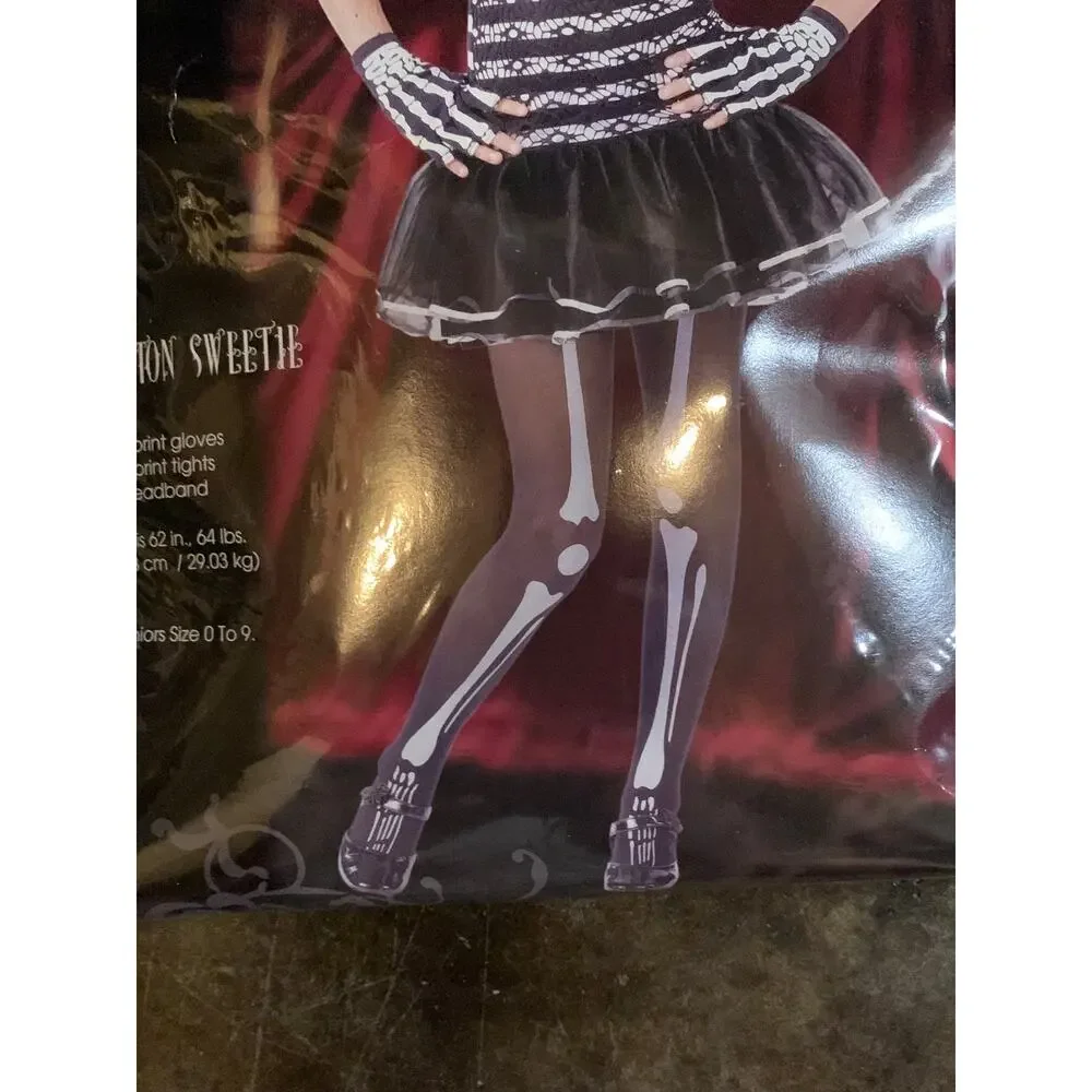 Teen Wicked Innocence Skeleton Sweetie Halloween Costume Juniors 0-9
